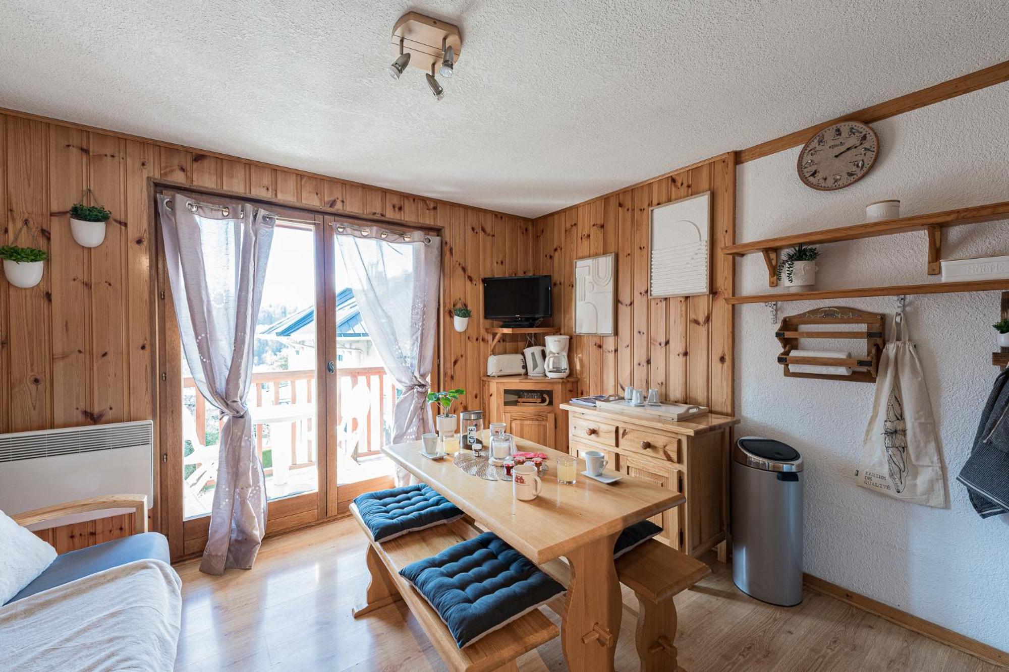 Ski Ou Thermes? Un Appt Cabine Avec Vue Magnifique サン・ジェルヴェ・レ・バン エクステリア 写真