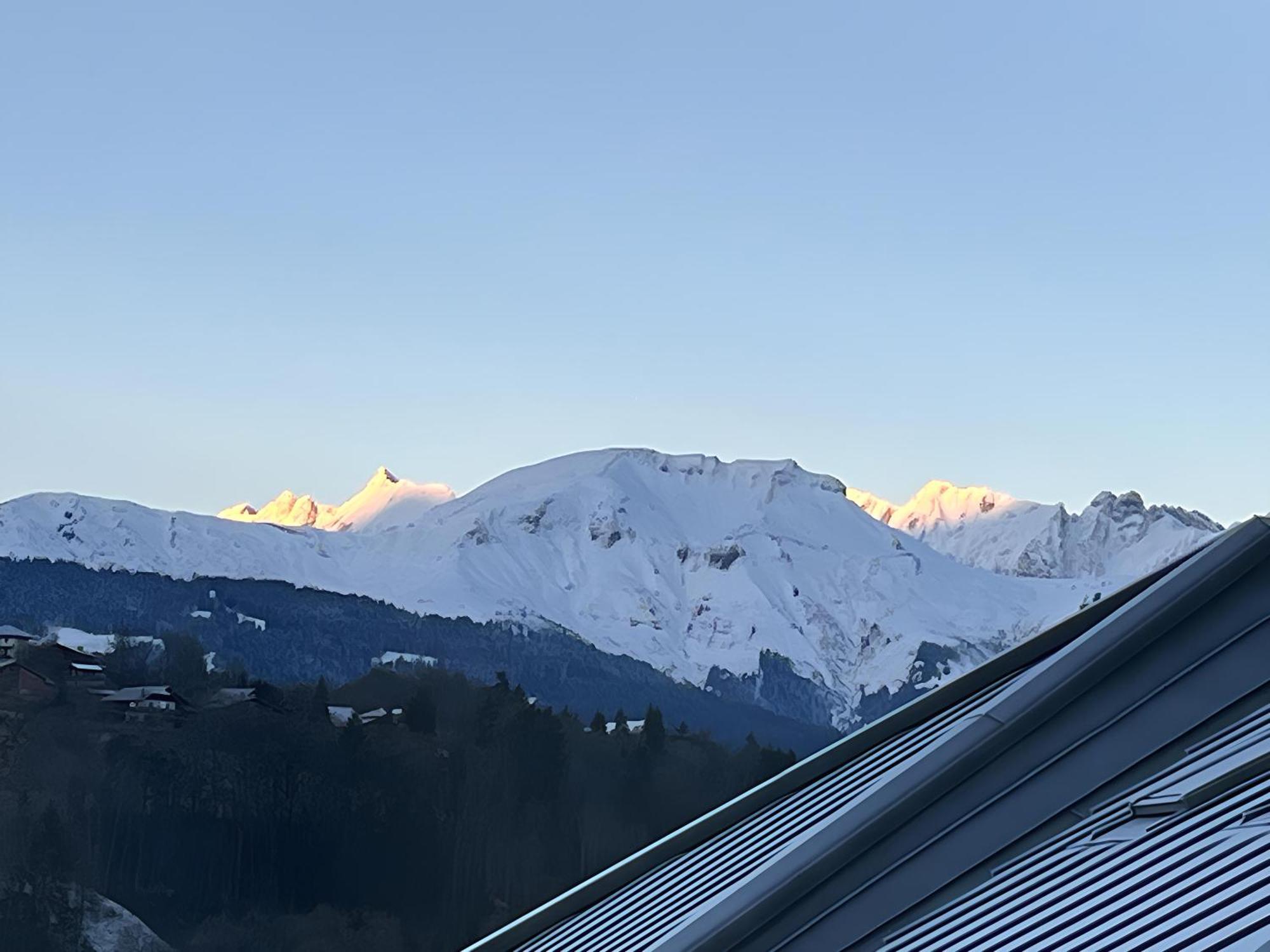 Ski Ou Thermes? Un Appt Cabine Avec Vue Magnifique サン・ジェルヴェ・レ・バン エクステリア 写真