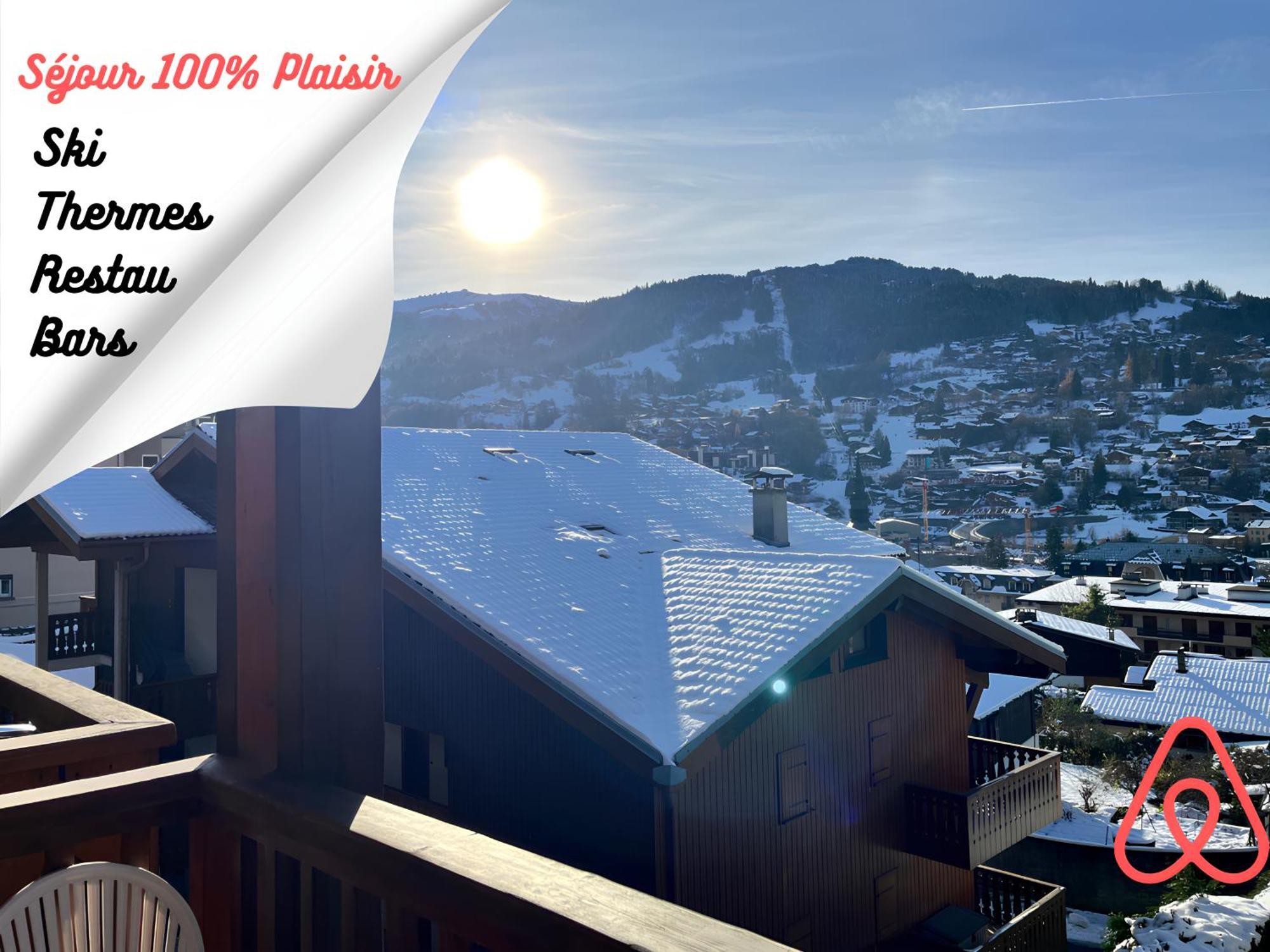 Ski Ou Thermes? Un Appt Cabine Avec Vue Magnifique サン・ジェルヴェ・レ・バン エクステリア 写真